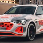 Prototyp av nya Audi e-tron deltar i E-Cannonball