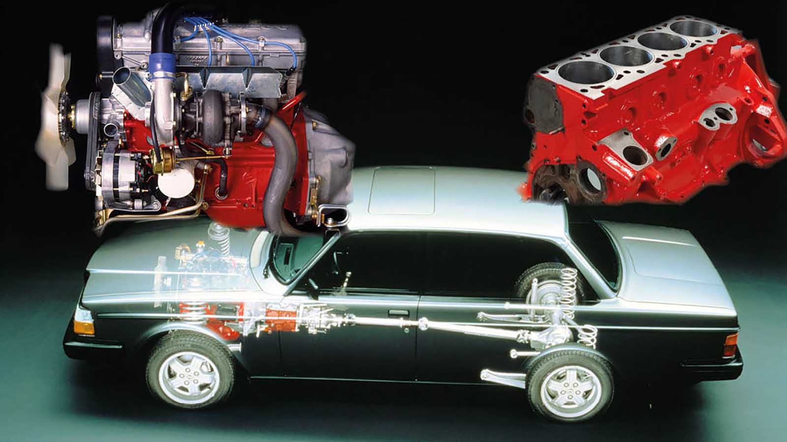 The film was a huge success: Volvo's red-block engine is the best in the world
