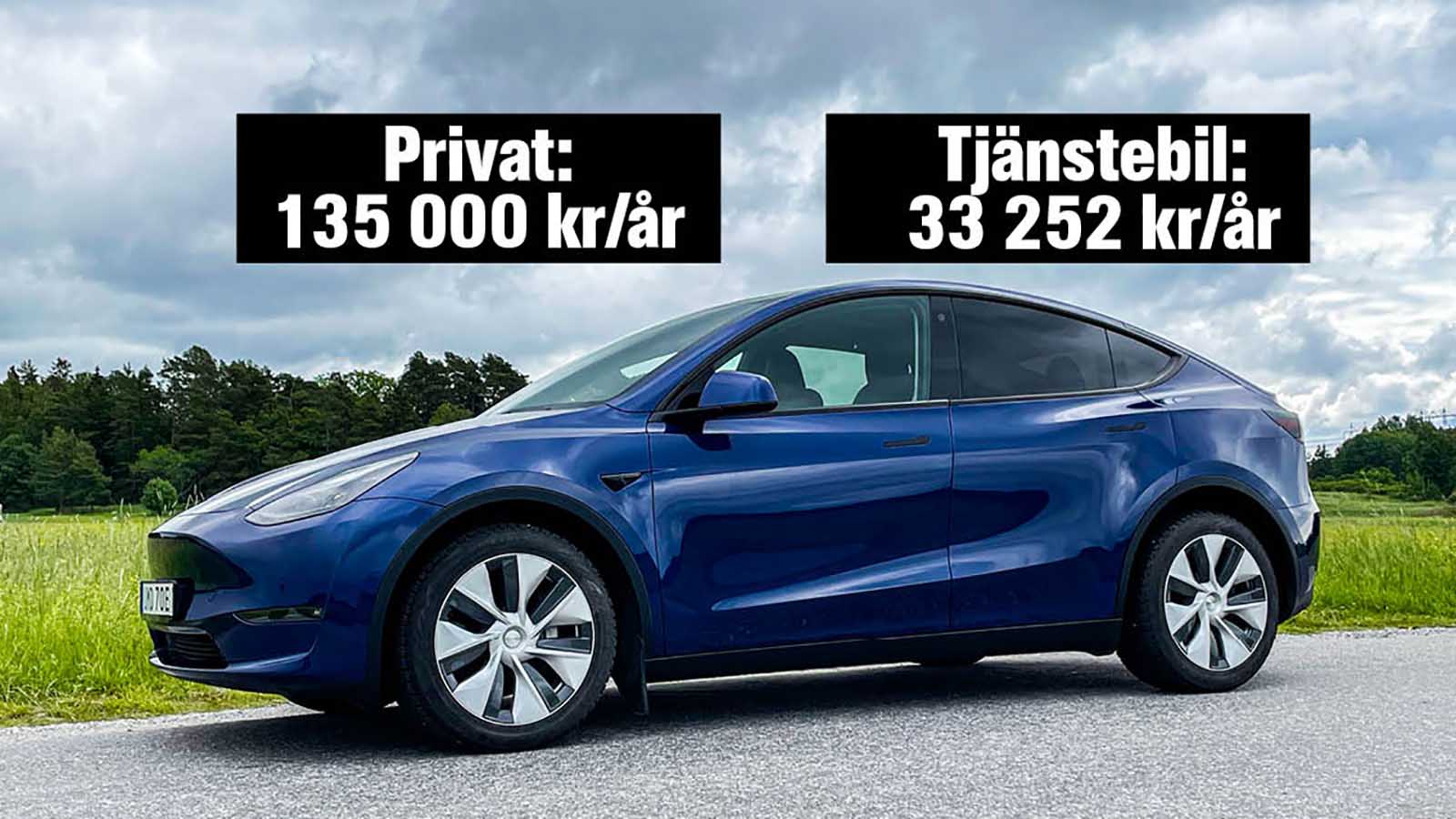 Orättvisan Elbil som tjänstebil 101 000 kr billigare per år Carup.se