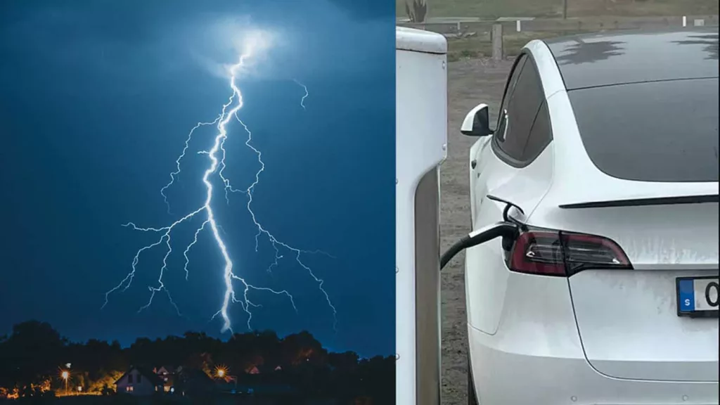 Så kan blixten förstöra elbilar