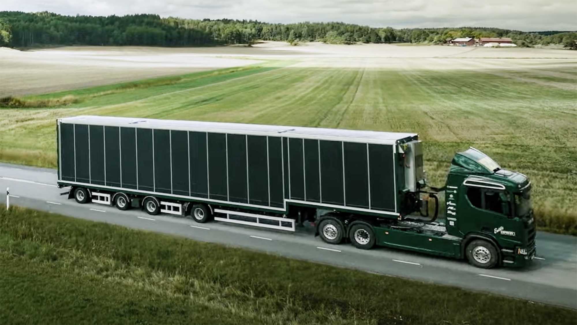 Så körs Scanias nya solbil i Sverige – med 100 kvm solceller | Carup.se