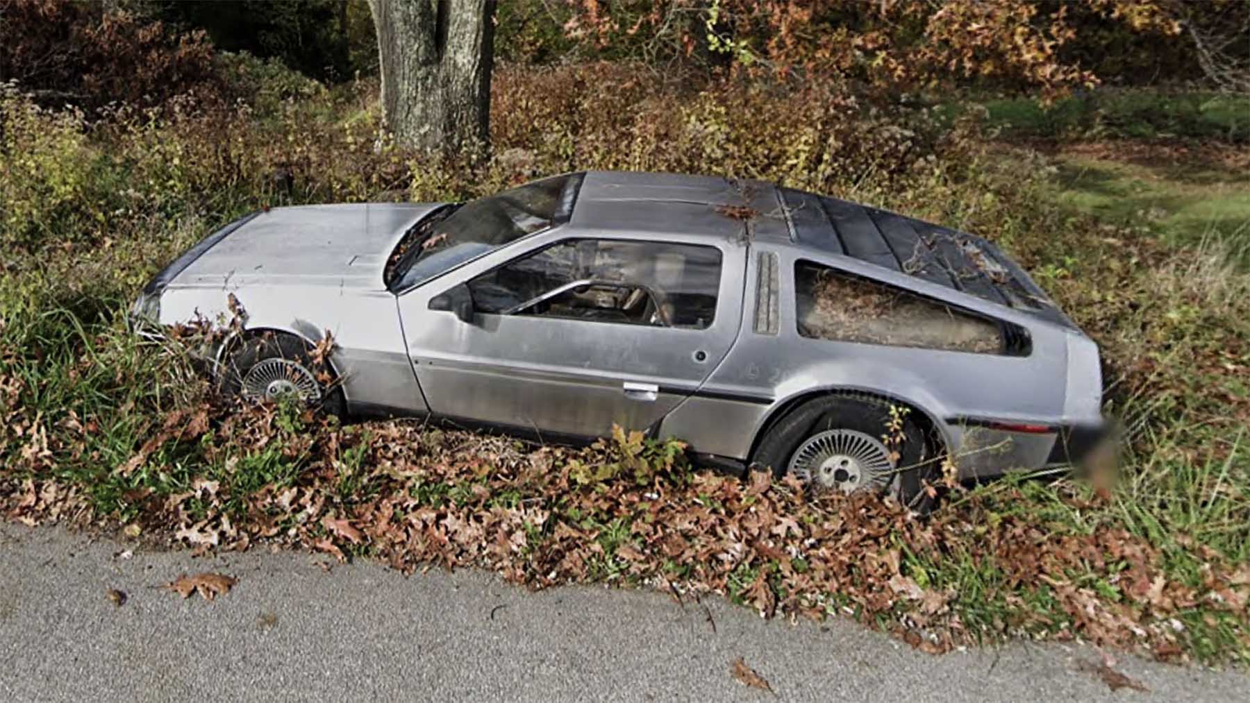 DeLorean hittad övergiven – på Google Maps | Carup.se