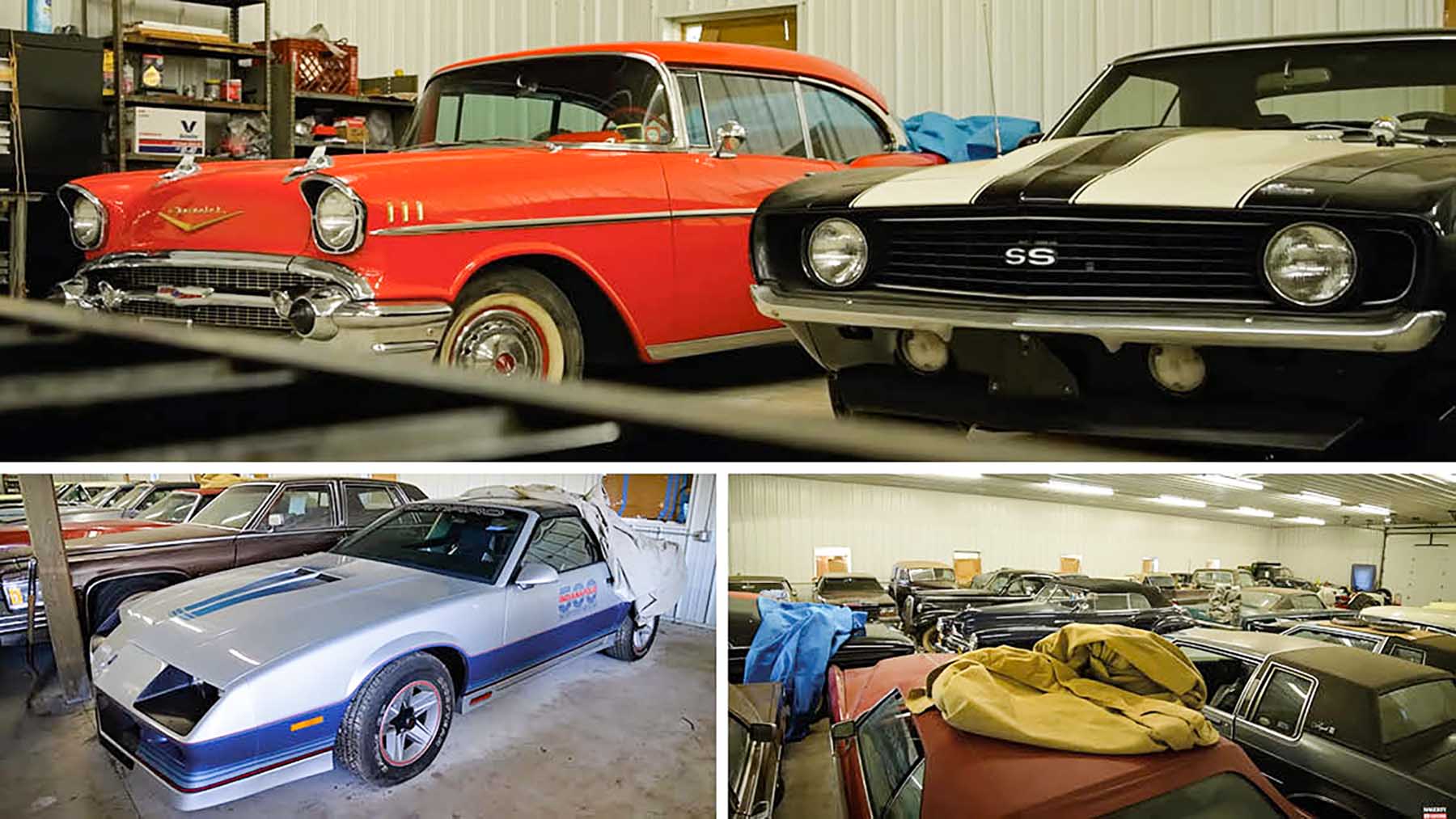 The sisters’ amazing legacy: a 40-strong car barn