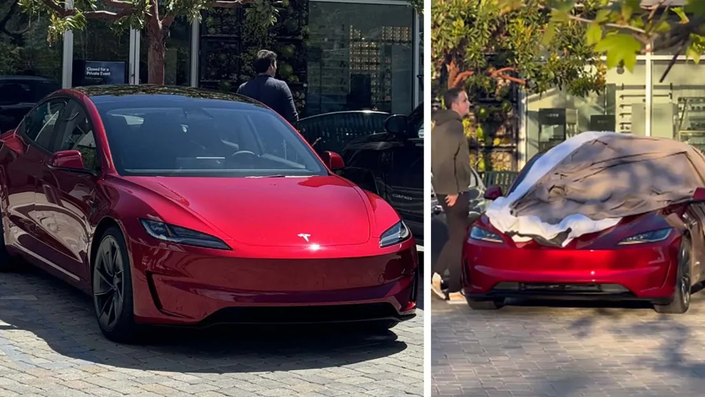 Tesla Model 3 Ludicrous visad på hemligt event
