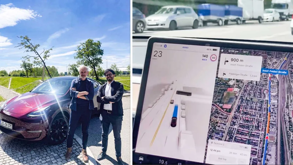 Svenska Trafikverket testar Teslas självkörning