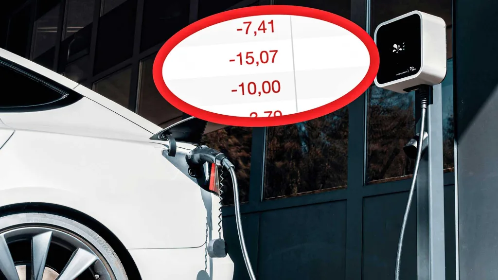 Minuspriser på el – rekordbilligt att ladda elbil
