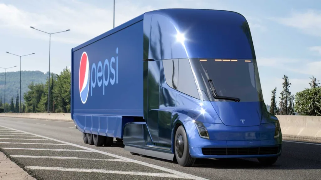 Pepsi lägger ny stororder på Tesla Semi