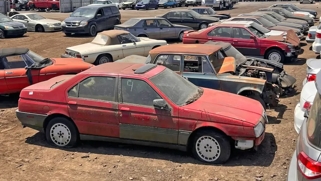 Unik Alfa Romeo-samling hamnade på skroten