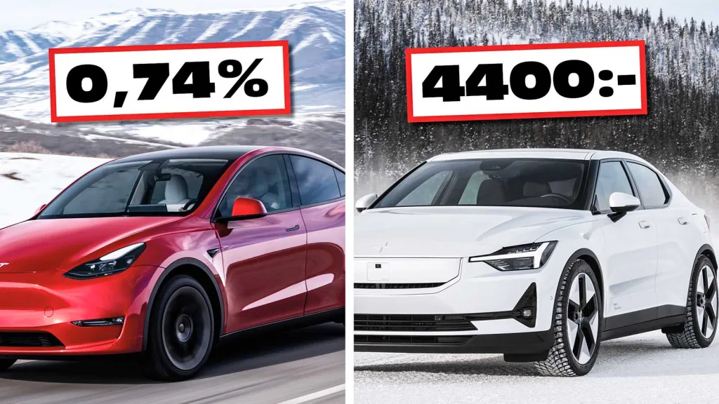 Teslas och Polestars rea orsakar rusning i Sverige
