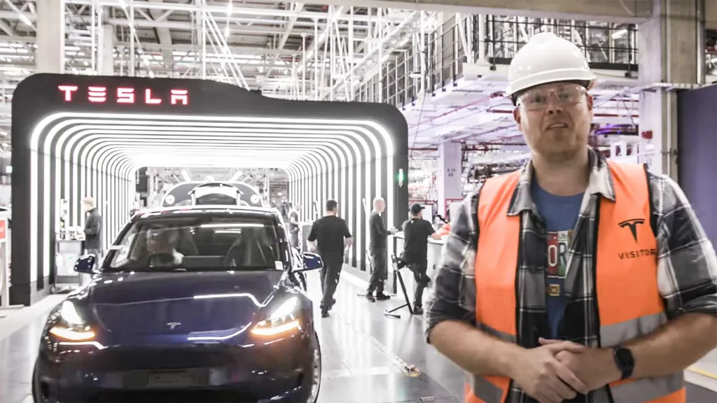 Så föds en ny elbil var 45:e sekund på Tesla Berlin