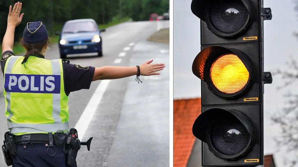 Vanliga missen vid rödljuset