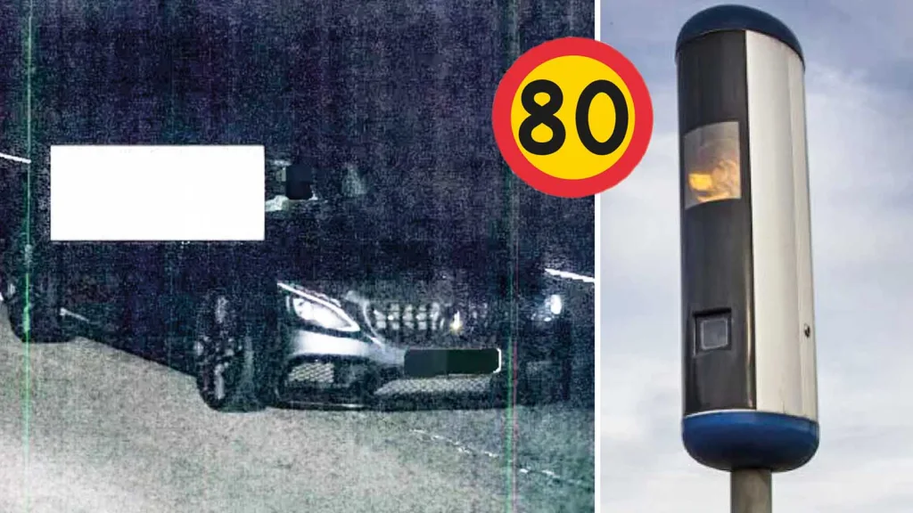 Togs för 221 km/h i svensk fartkamera