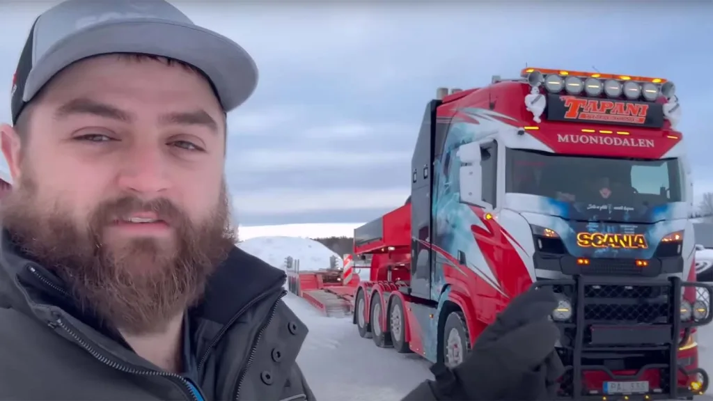 USA-truckerns chock när Scania körs