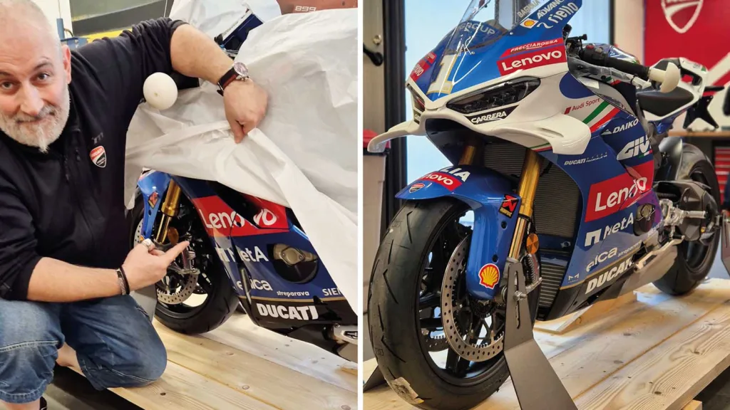 Packar upp Sveriges dyraste MC
