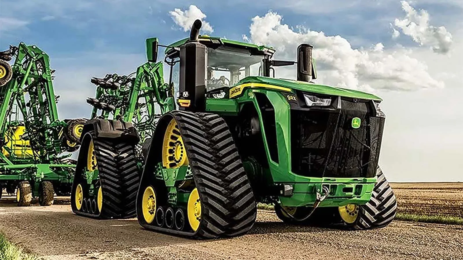 Testar rekord-traktor