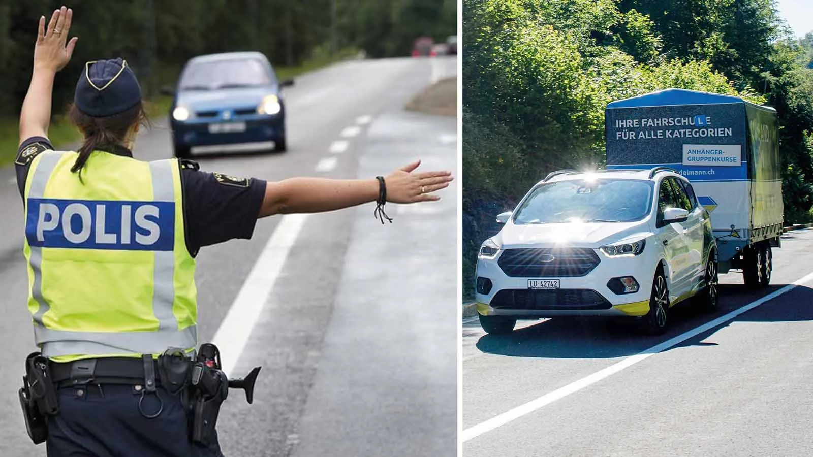 Körkortsfällan med släpvagn: ”Faktiskt inte ovanligt”