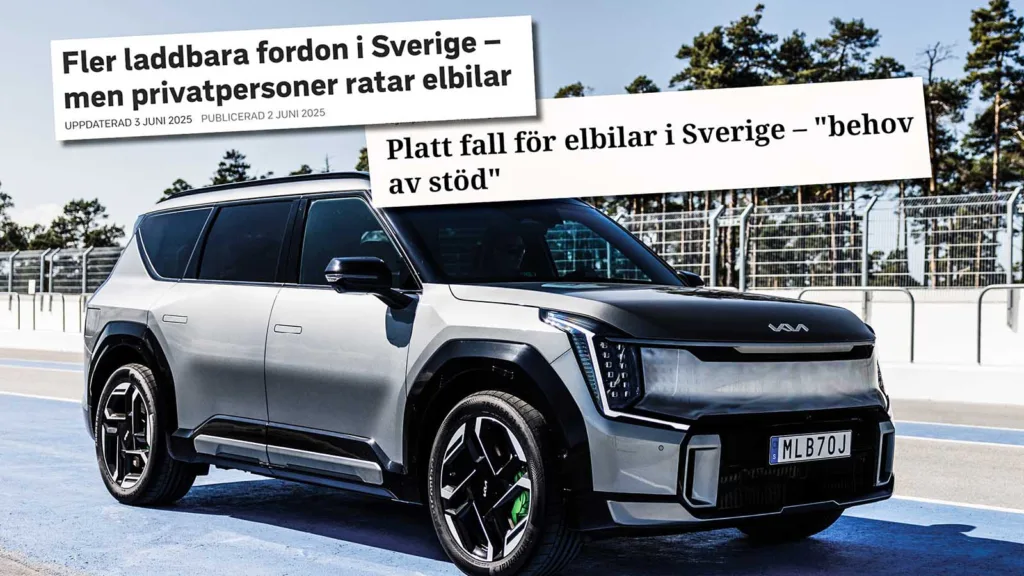 Mörkade ökning för elbilar – medier gick i fällan