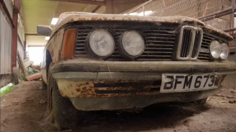 Övergiven BMW