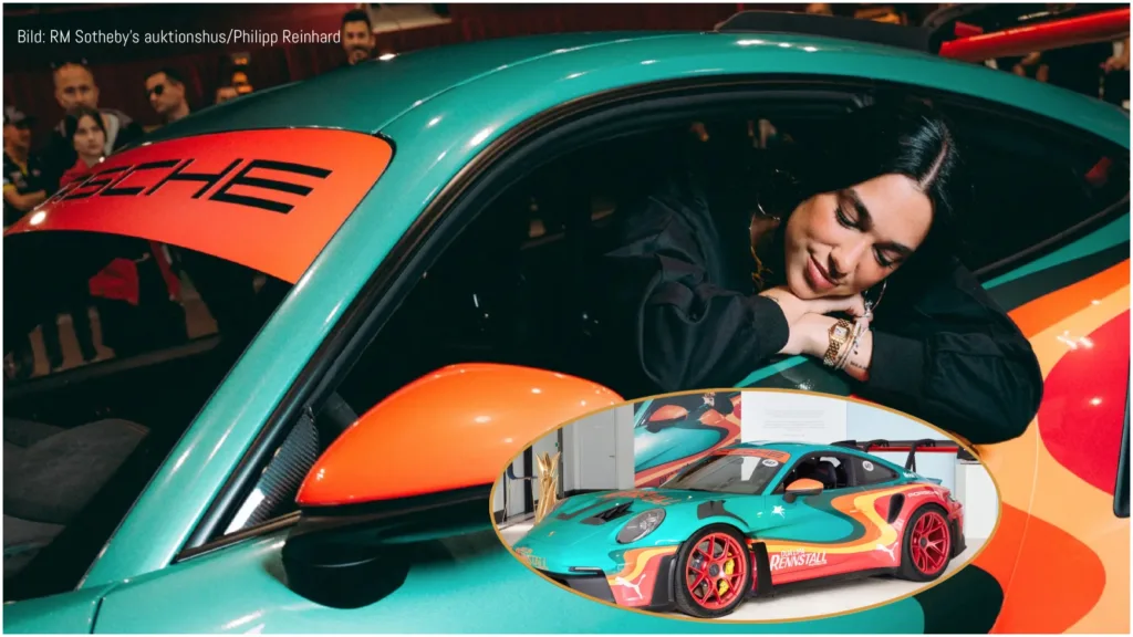 Dua Lipa porsche