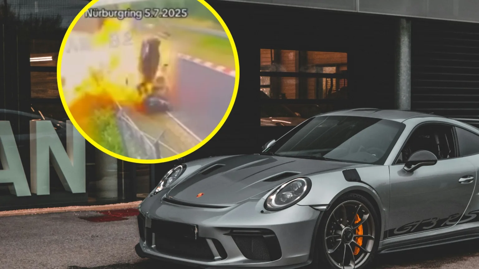 Porsche 911 krasch