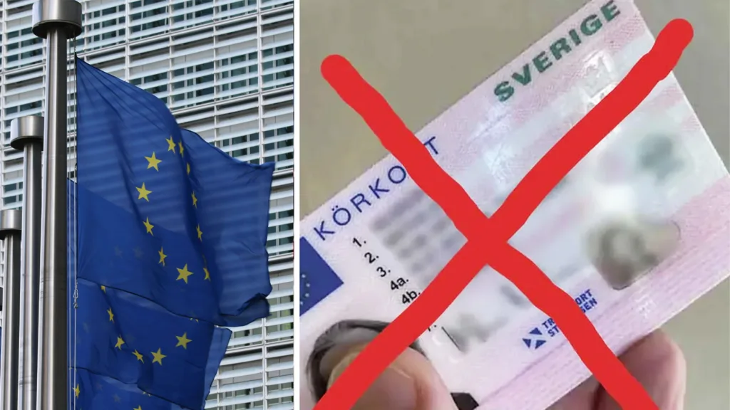 Miss med reg-plåt: Körförbud och indraget körkort