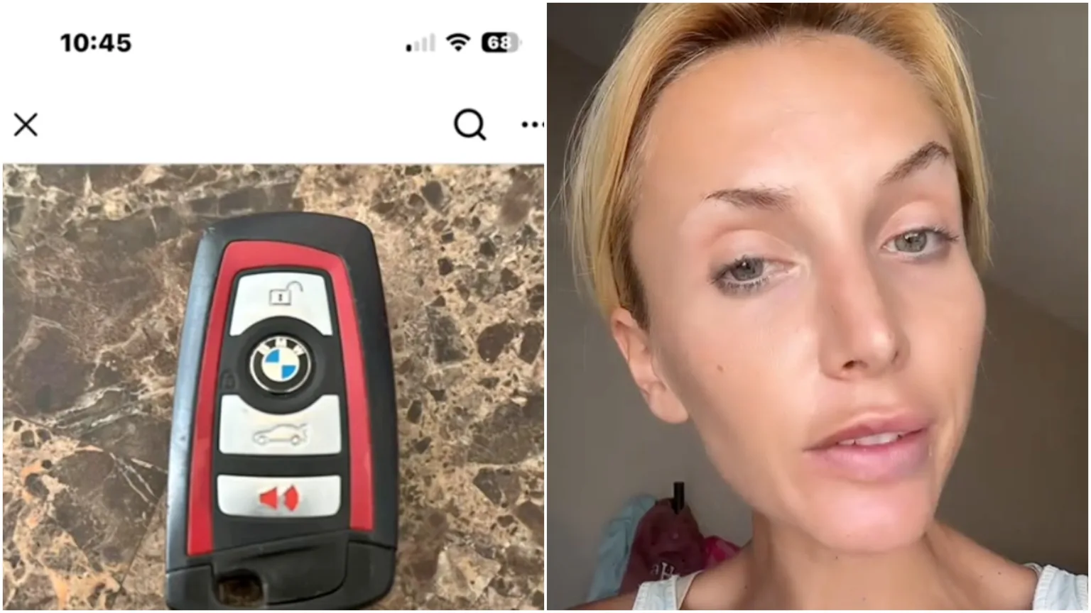 Bilnyckel på marketplace