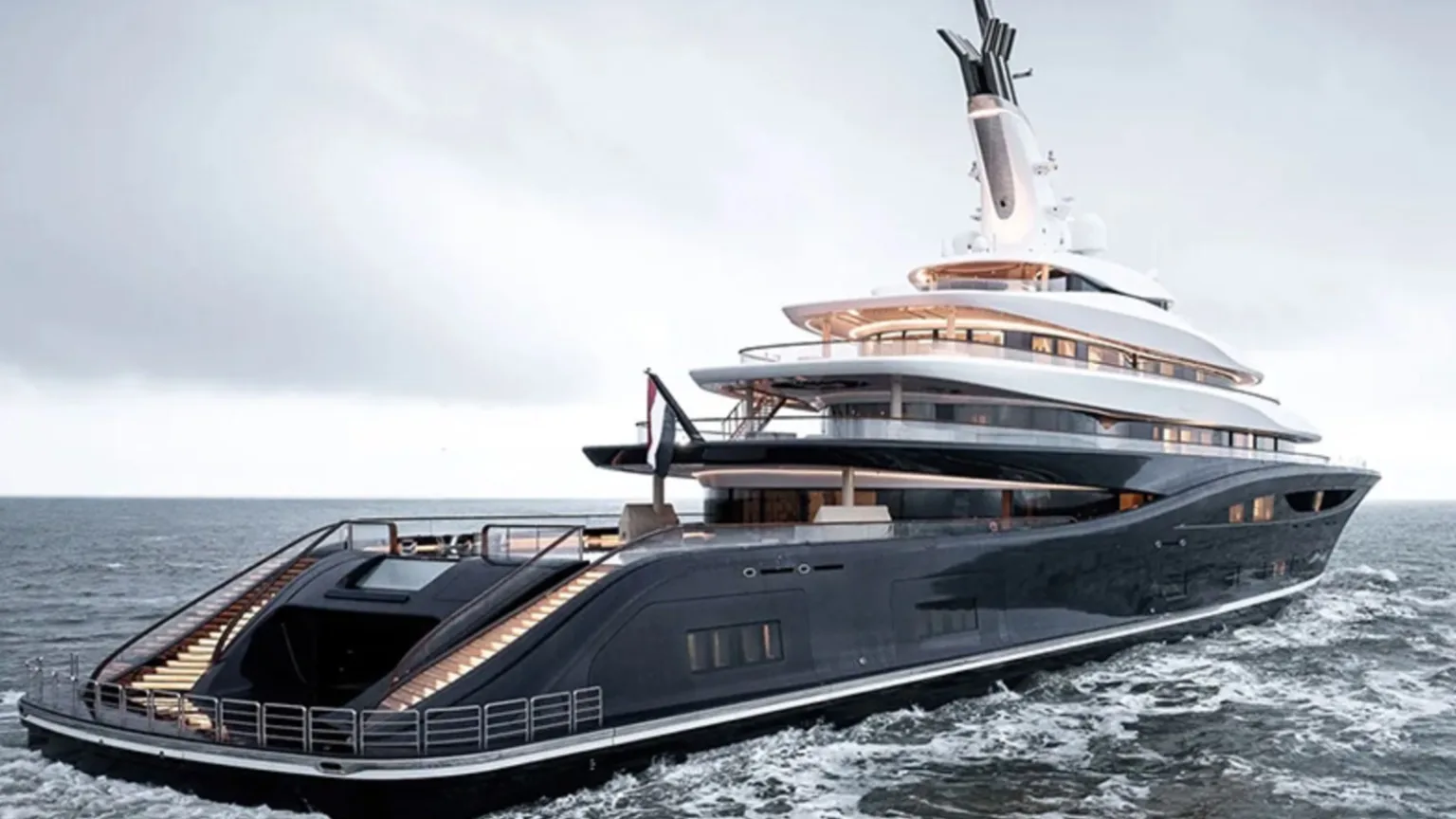 superyacht på vätgas ABB