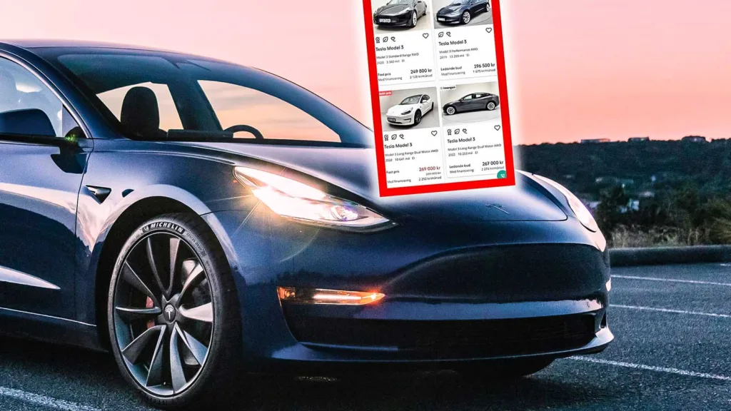 Dramatisk ändring av begpriser på Tesla