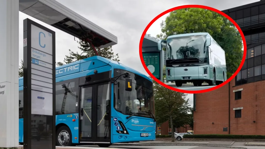 Svenska bussar hotas av BYD, scania och volvo