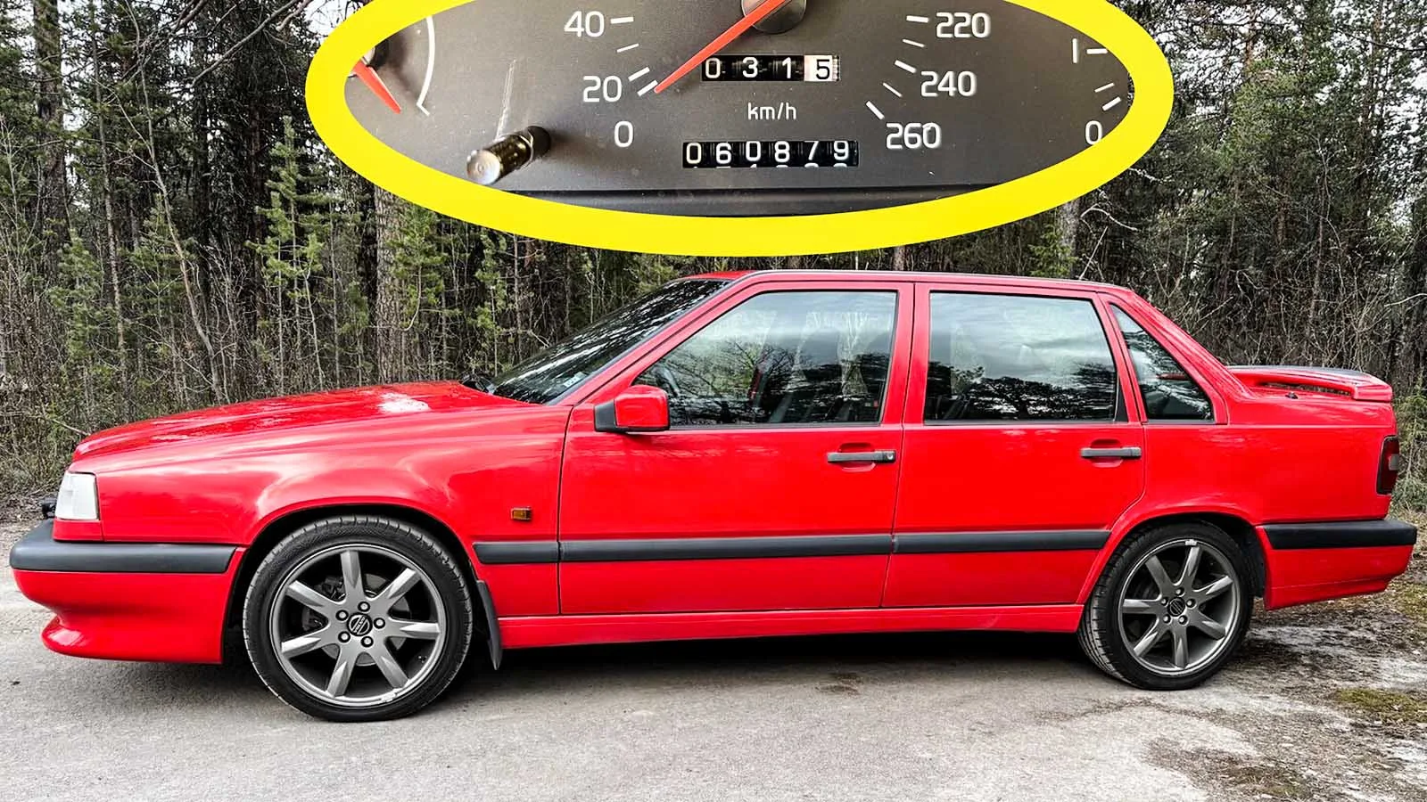 Ägd av äldre dam – Volvo T-Röd i superskick | Carup.se