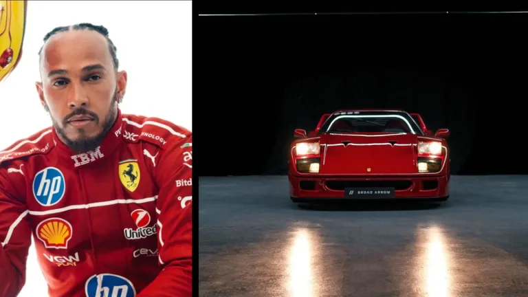 Ferarri F40, Lewis Hamilton