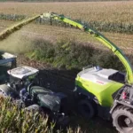 Lantbruk maskin tröska