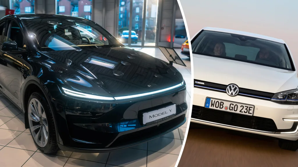 Tesla slog historiskt rekord: Knockade VW