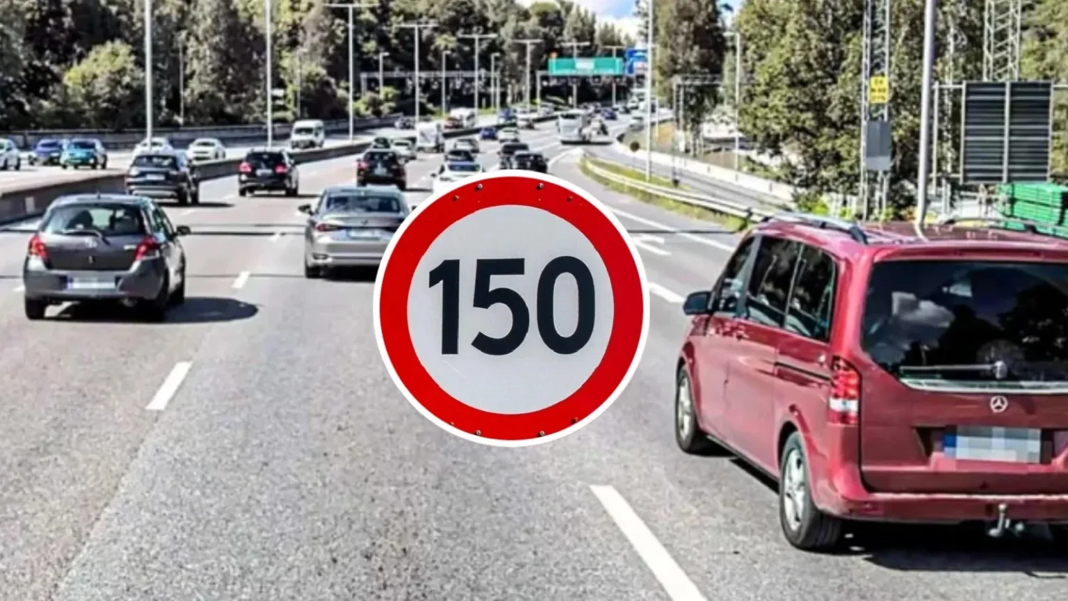 Tjeckien hastighetsgräns 150