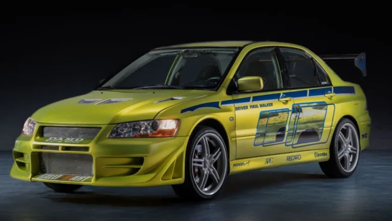 Paul Walker Fast and Furious Mitsubishi