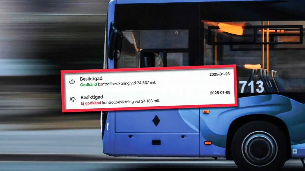 Utbrett fusk: Så körs underkända bussar i trafik