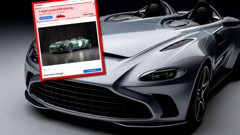 Aston Martin Vantage Blocket