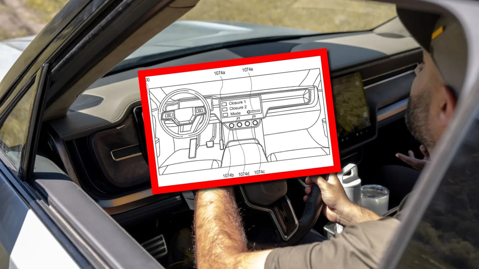 Fysiska knappar Rivian