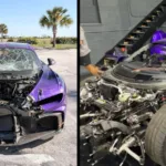 Bugatti Chiron krockad