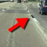 Svarta linjer motorväg