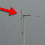 Vindkraftverk skadat Authobahn