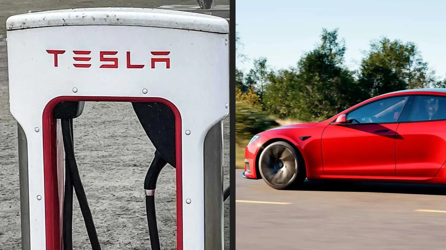 Tesla model S laddare