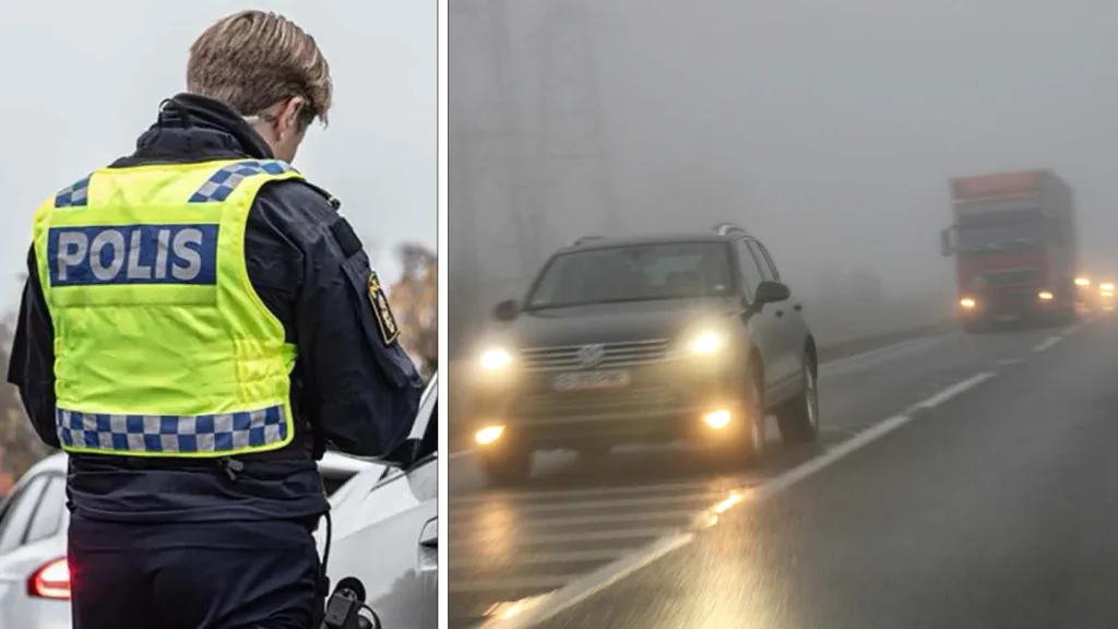 Bötesfälla i dimman – mängder av bilister ovetande