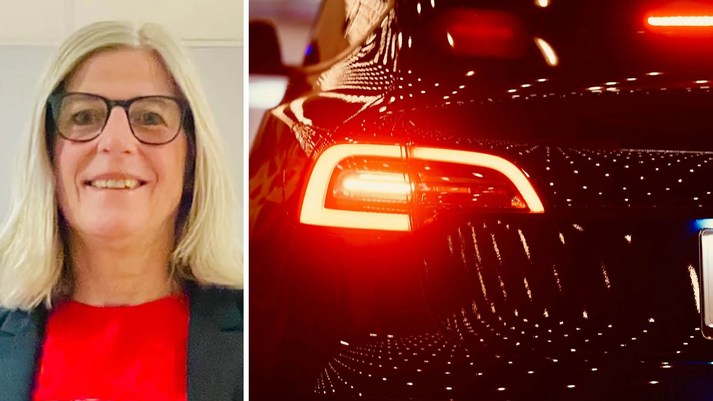 Mysteriet: Helens Tesla tvärnitar själv