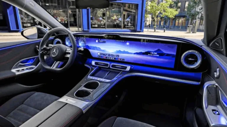 Mercedes Benz interiör