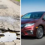 Honda Odyssey potthål