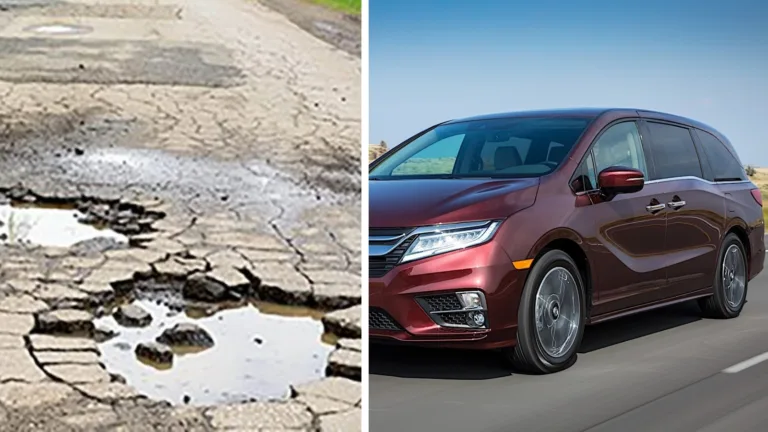 Honda Odyssey potthål