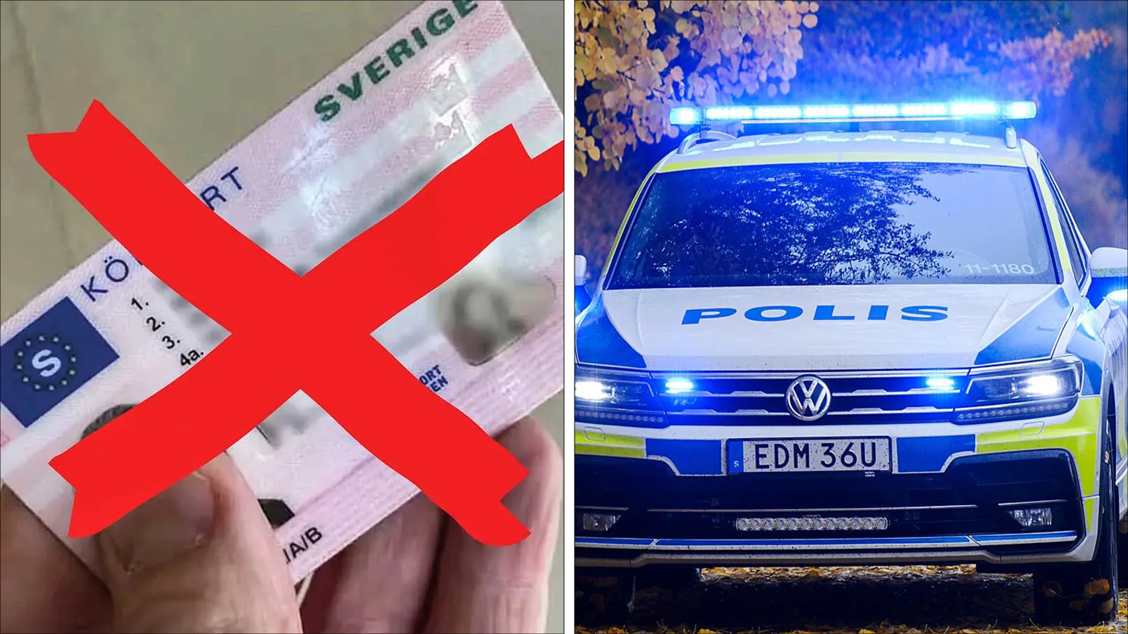 Då förlorar du körkortet