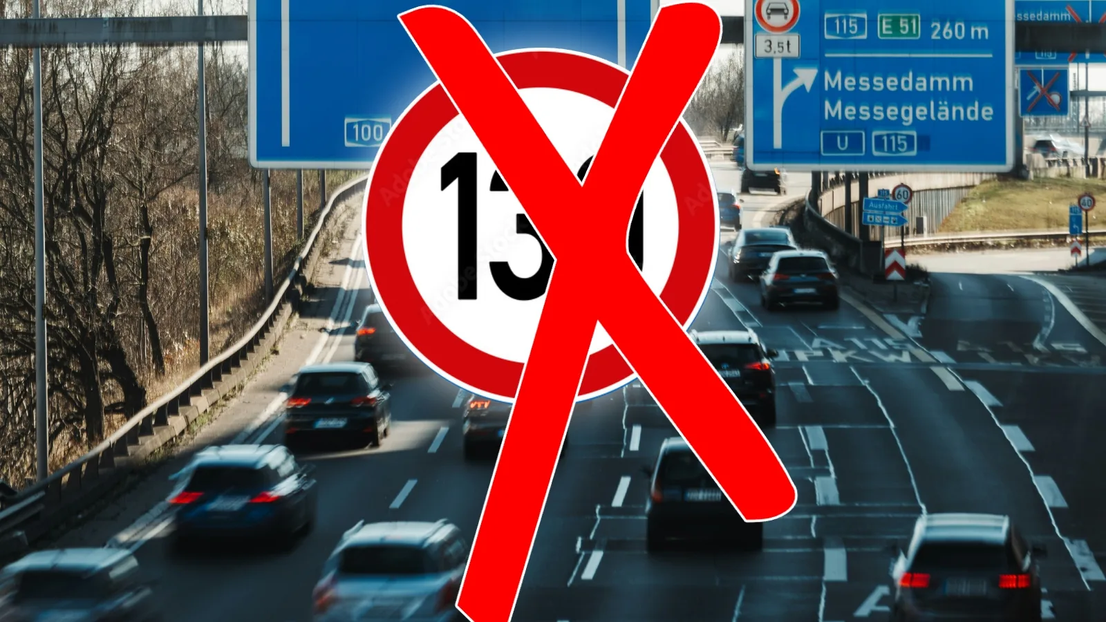 Kuppen på motorvägen: Falska hastighetsskyltar