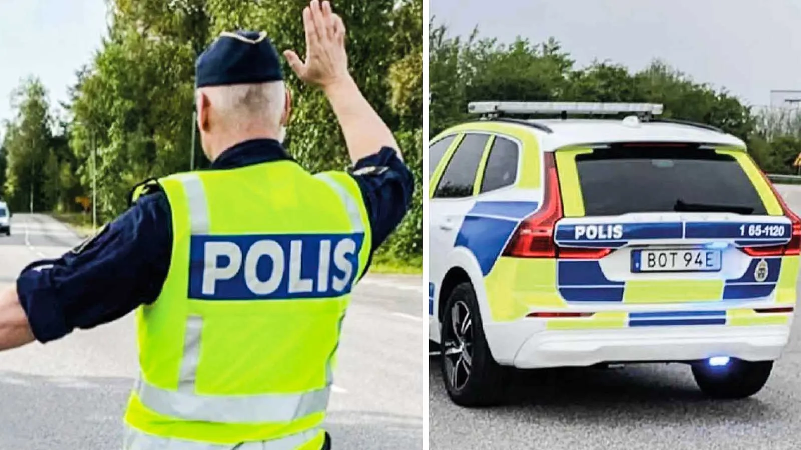 Då får du böter och blir vållande – fast mötande bil gör fel